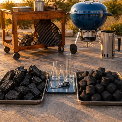 Charbon natural lump contre briquettes : la chimie de combustion qui tranche le débat