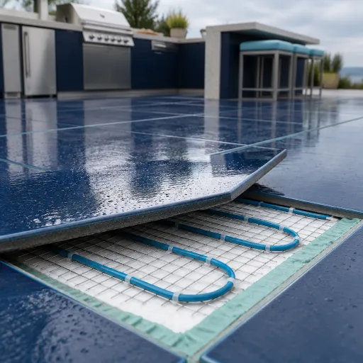 Plancher chauffant électrique : le confort discret pour une cuisine outdoor haut de gamme