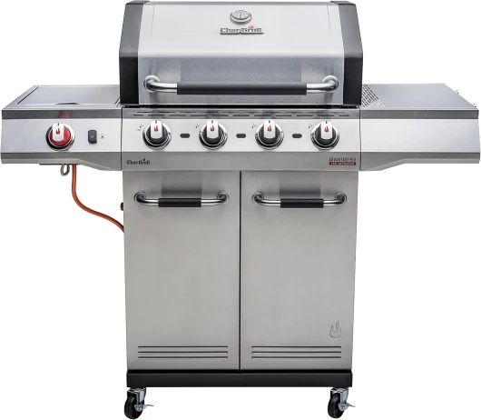 Char-Broil Advantage PRO S 4 - Barbecue à gaz à 4 Brûleurs, avec TRU-Infrared Technology et Brûleur Sear 900 °C Acier Inoxydable Advantage PRO S 4 - 30 mbar 4 Brûleurs