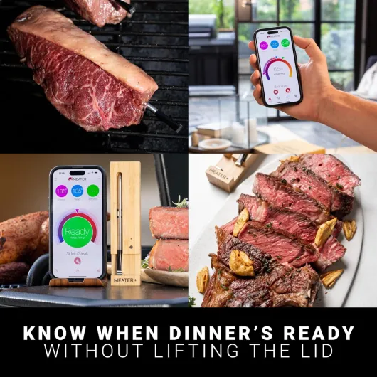 Pro / 2 Plus: le thermomètre à viande intelligent, résistant à la chaleur jusqu'à 550 °C, longue portée, 100% étanche, technologie multi-capteurs, pour cuisine et barbecue