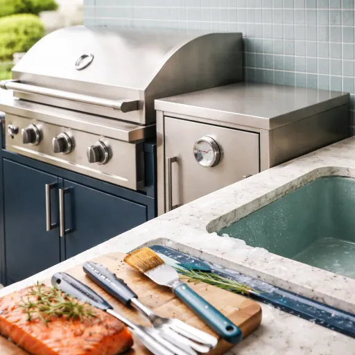 Équipement de cuisine extérieure design : l’art de la cuisine outdoor sur mesure