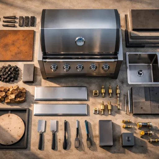 Barbecue fixe en dur extérieur : la pièce maîtresse d’une cuisine outdoor sur mesure
