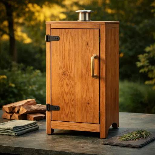 Fumoir en bois massif pour extérieur : l’allié signature de votre cuisine outdoor premium