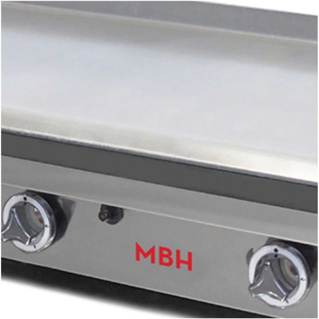 MBH - Plaque de cuisson gaz professionnelle CHR pour bar et restaurant 100 cm 3 brûleurs - Plancha gaz cuisine professionnelle restauration - FABRIQUÉ EN ESPAGNE