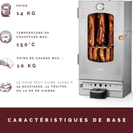 Test fumoir électrique KAISER COMPANY '50' : un petit fumoir sérieux, mais pas sans défauts