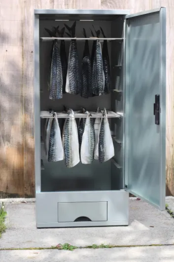 ProQ Fumoir à Froid V2 - Fumoir Alimentaire pour Poisson, Fromage, Bacon, Noix et Plus - Utilisation Extérieure Armoire V2