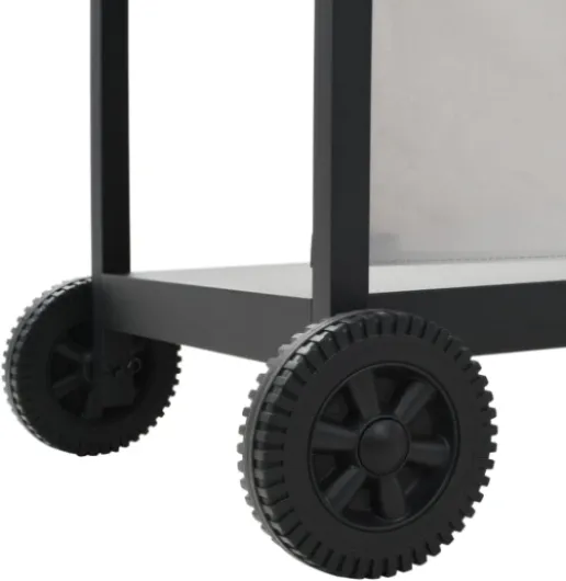 SKM Barbecue au gaz avec 6 Zones de Cuisson INOX Argenté, Weight:19.88 kg,44286