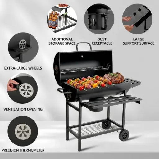 Test DEWINNER Barbecue au Charbon (Modèle de Base) : gros format pas cher, finitions un peu light