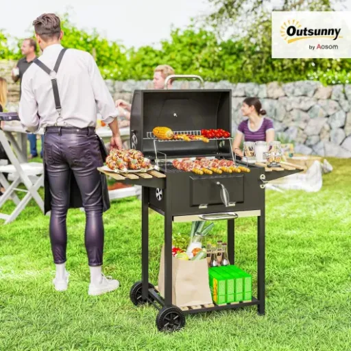 Test Outsunny Barbecue charbon : un grill familial correct, mais pas fait pour durer des années