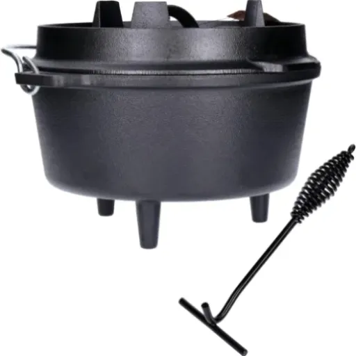 Test TP Premium BBQ Dutch Oven Set : le kit fonte pour cuisiner dehors sans se prendre la tête