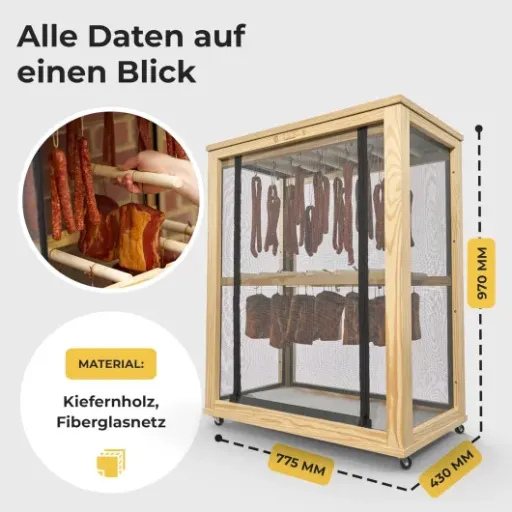 Test L.E.W Armoire de maturation Modèle 4 : le séchoir à saucisses qui fait le taf sans prendre tout le garage