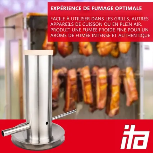 Test ITA Générateur de Fumée Froide : un petit tube en inox qui fait le job pour fumer maison
