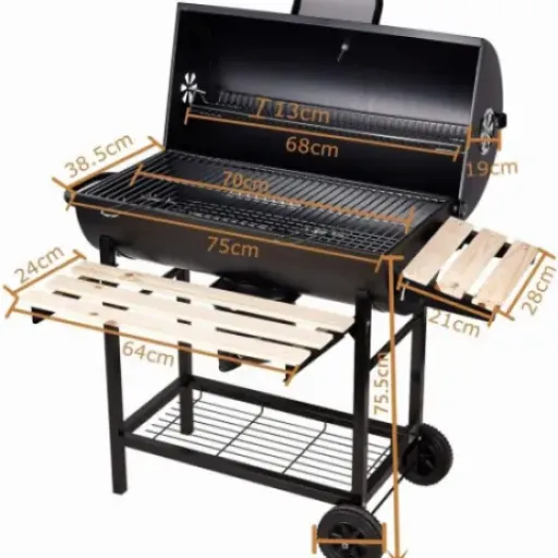 Test SunJas Barbecue à Charbon SK29A : gros format pas cher, mais pas fait pour durer des années