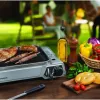 Test KEMPER Plancha gaz portable 2300W : la petite plancha qui tient dans une valise