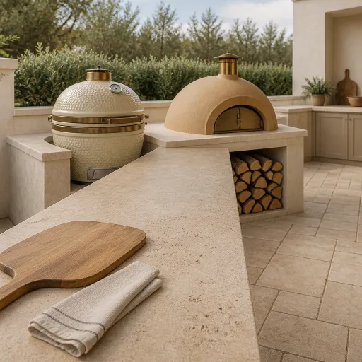 Quel four à pizza choisir pour une cuisine outdoor premium avec kamado céramique