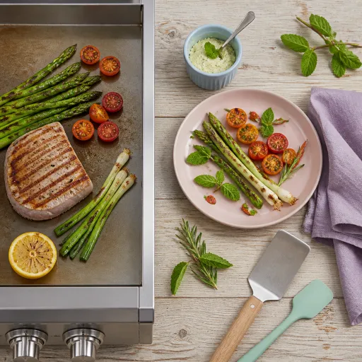 Plancha gaz haut de gamme : l’art de la cuisson extérieure élégante