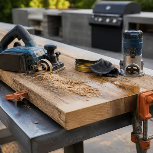 Comment transformer une simple planche de coffrage en atout premium pour votre cuisine outdoor
