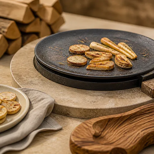 Brasero plancha : l’expérience feu et fonte qui réinvente la cuisine outdoor premium
