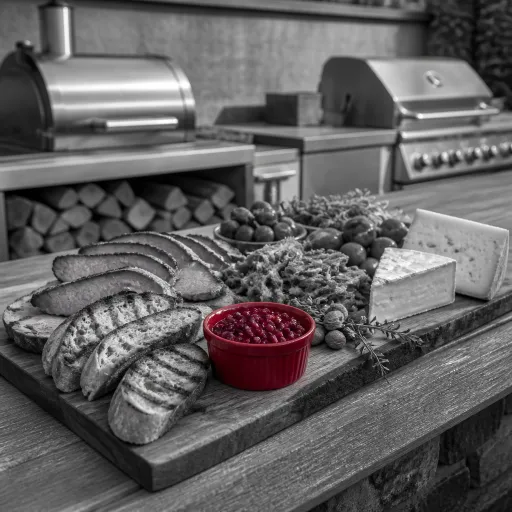 Planche apéro d’exception : l’art de la dégustation premium en cuisine outdoor