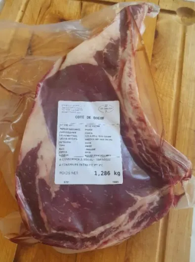 Côte de Bœuf 1,6 kg - Pièce Noble - Origine France