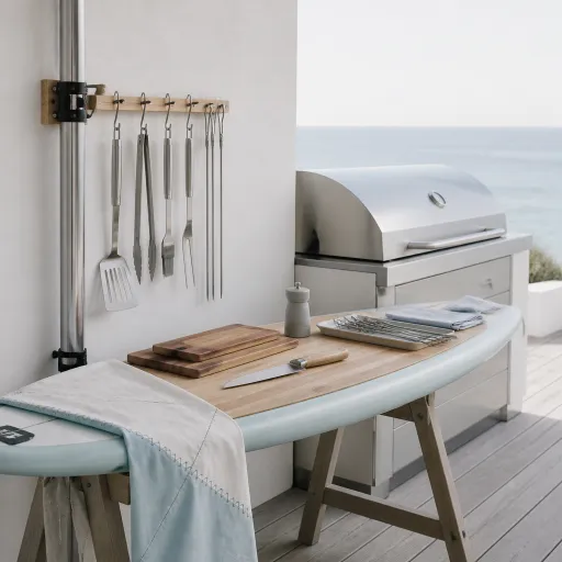 Quand la planche à voile inspire la cuisine outdoor haut de gamme