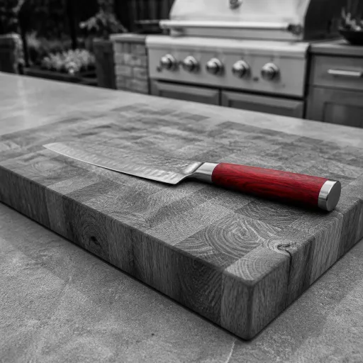Planche à découper d’exception : l’accessoire signature de la cuisine outdoor premium