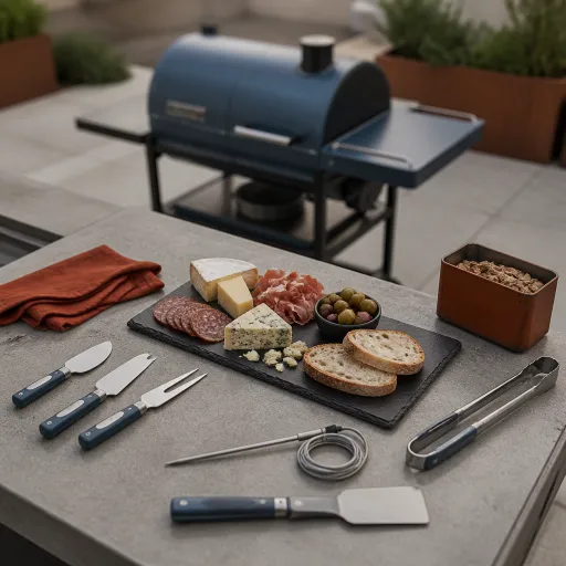 Planche apéro haut de gamme : l’alliée signature de la cuisine outdoor premium